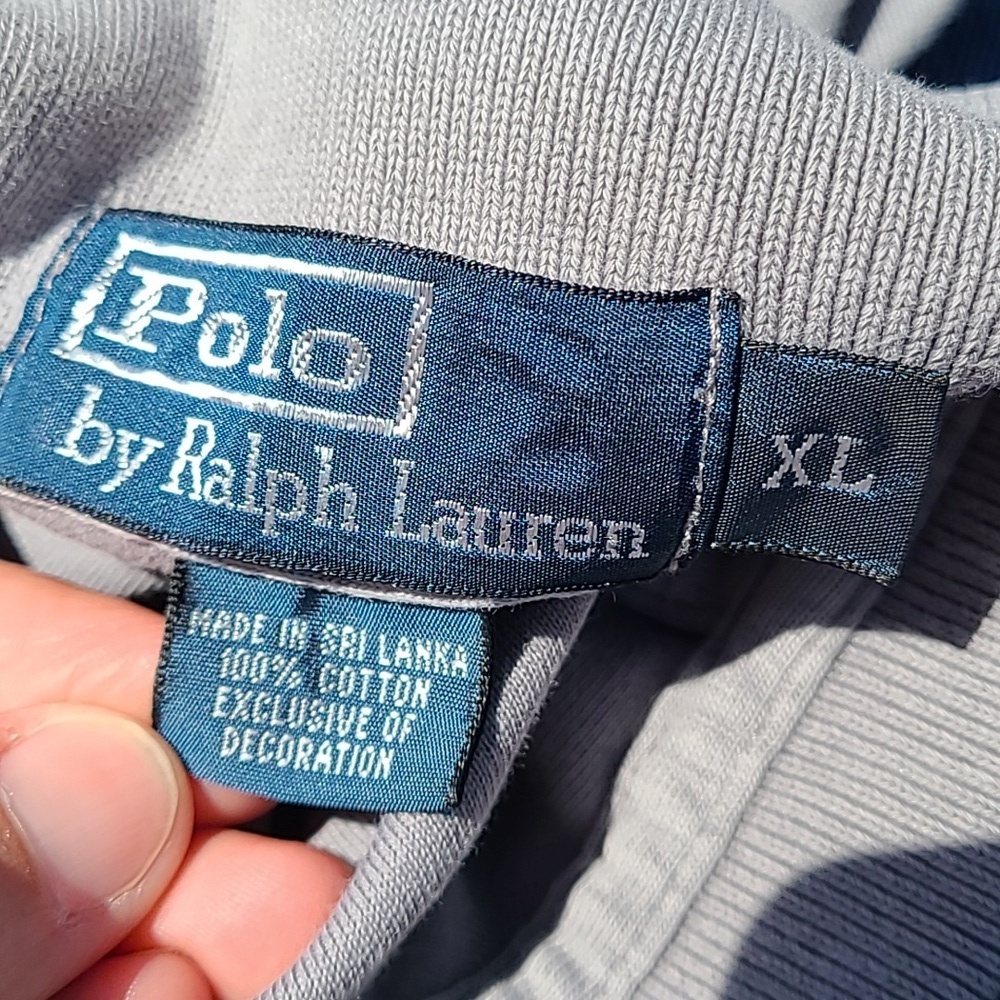 Polo Ralph Lauren Men's Polo classic fit shirt flawed with 2 tiny holes VTG - Picture 12 of 12